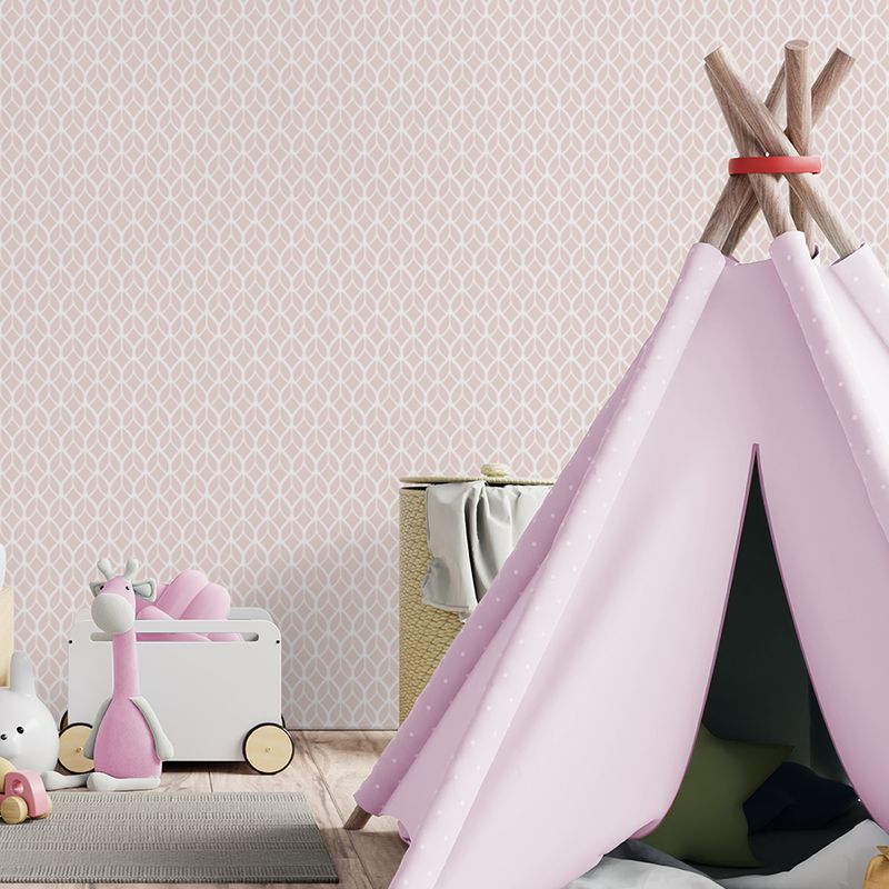 Papel-de-Parede-Folhas-Rosa-Claro-2