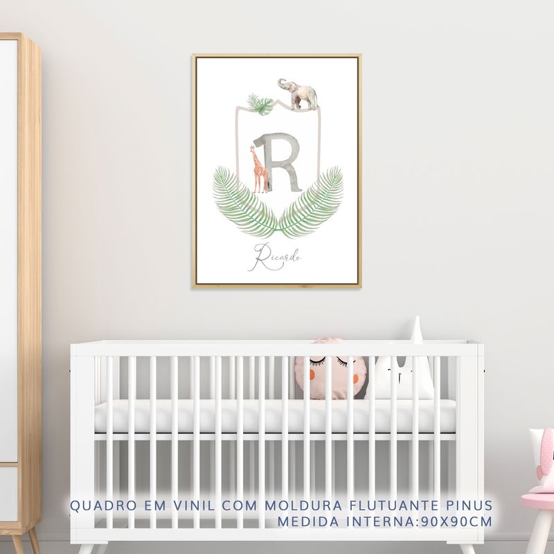 Quadro-Infantil-Safari-com-Inicial---Vertical-2