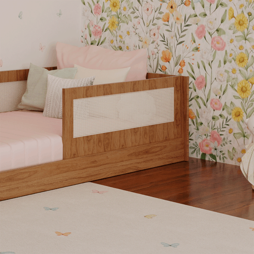 Grade Frontal Para Cama Haus Nature com Palha - Freijó