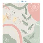 Papel-de-Parede-Infantil-Abstrato-Folhas-Tons-Terrosos---Mural-3