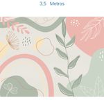 Papel-de-Parede-Infantil-Abstrato-Folhas-Tons-Terrosos---Mural-5