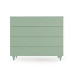Comoda-de-Bebe-Haus-Nature-4-Gavetas-110Cm---Verde-Jardim-1