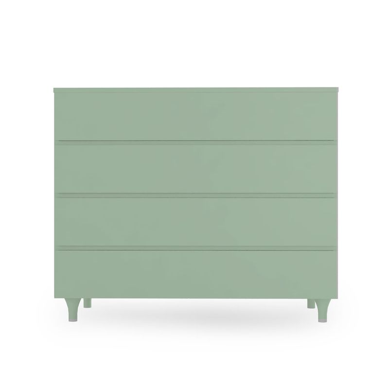 Comoda-de-Bebe-Haus-Nature-4-Gavetas-110Cm---Verde-Jardim-1