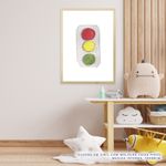Quadro-Infantil-Semaforo-Aquarela-Cinza---Vertical-2