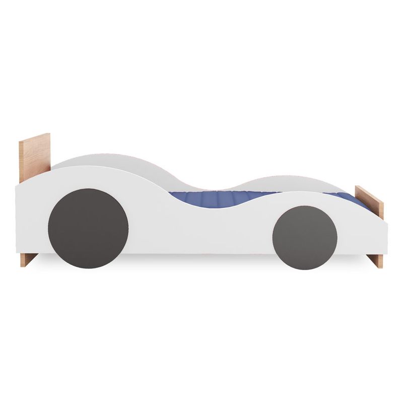 Cama-Montessoriana-Solteiro-Carro---Branco-3