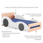 Cama-Montessoriana-Solteiro-Carro---Branco-5