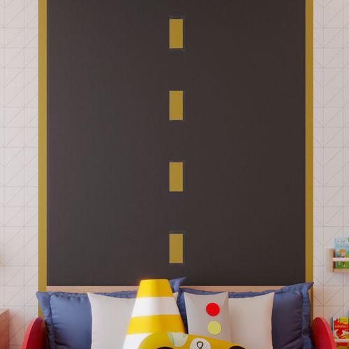 Papel de Parede Infantil Pista Única - Mural