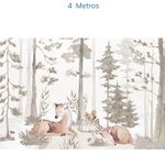 Papel-de-Parede-Infantil-Cervo-na-Floresta-Bege---Mural-6