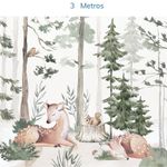 Papel-de-Parede-Infantil-Cervo-na-Floresta-Verde---Mural-4