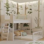 Beliche-Infantil-Montessoriana-Com-Cama-de-Casal-Fazenda---Branco-1