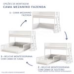 Beliche-Infantil-Montessoriana-Com-Cama-de-Casal-Fazenda---Branco-6