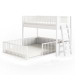 Beliche-Infantil-Montessoriana-Com-Cama-de-Casal-Fazenda---Branco-10