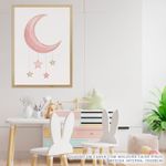 Quadro-Infantil-Lua-Com-Estrelas-Aquarela---Vertical-2