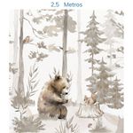 Papel-de-Parede-Infantil-Urso-na-Floresta-Bege---Mural-3