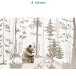 Papel-de-Parede-Infantil-Urso-na-Floresta-Bege---Mural-6