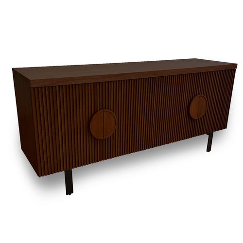Buffet Duo Ripado - Nozes Jequitibá e Pé Preto