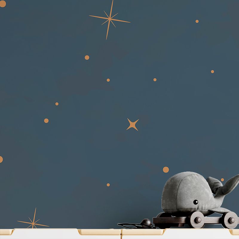 Papel-de-Parede-Estrelas-Marinho-e-Coral---Mural-2