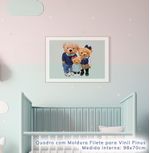 Quadro-Infantil-Familia-Urso-Polo-Menina-Verde---Horizontal-2