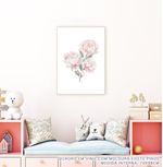 Quadro-Infantil-Rosas-Rosa---Vertical-2