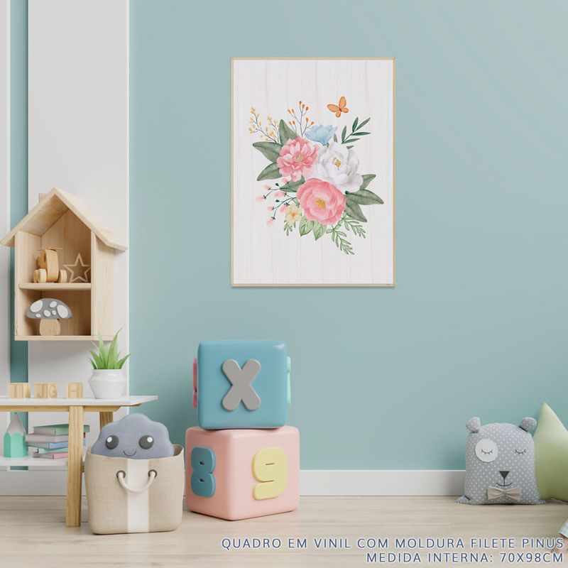 Quadro-Infantil-Bouquet-de-Flores-do-Campo---Vertical-2