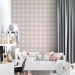 Papel-de-Parede-Infantil-Xadrez-Medio---Rosa-Claro-1