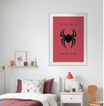 Quadro-Infantil-Homem-Aranha-Vermelho---Vertical-2