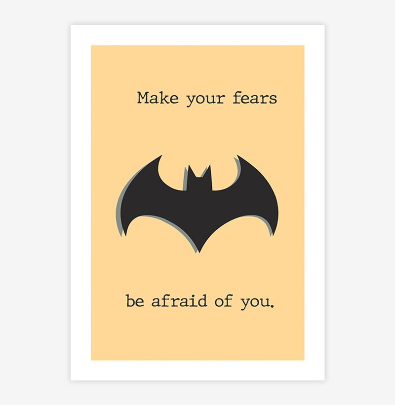 Quadro-Infantil-Batman-Amarelo---Vertical-1