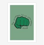 Quadro-Infantil-Hulk-Verde---Vertical-1