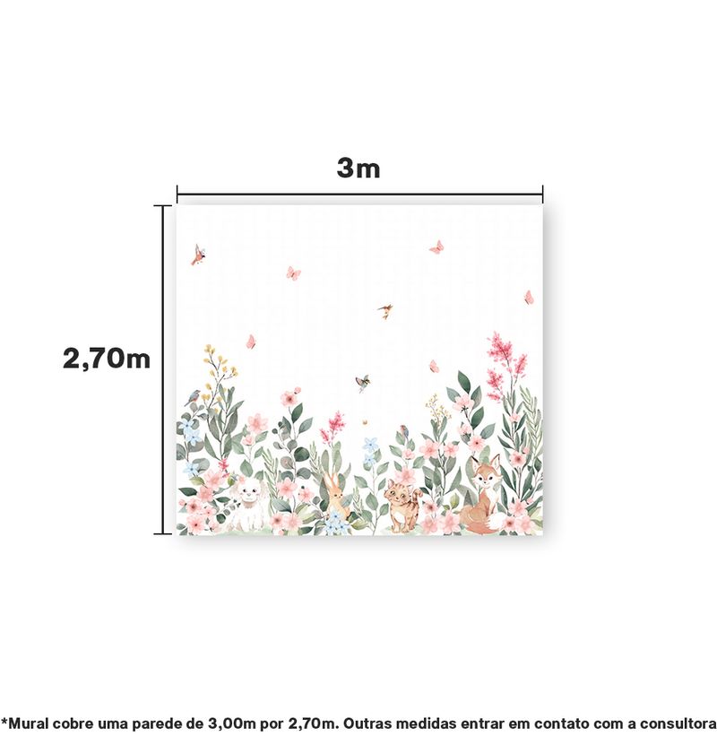 Papel-de-Parede-Adesivo-Infantil-Jardim-Mali-Bichos-Rosa-Mural---3m-x-270m---Bota-Fora-2