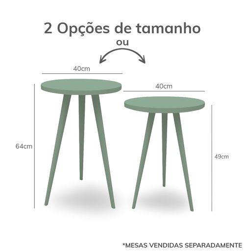 Mesa de Apoio Viena - Verde Jardim