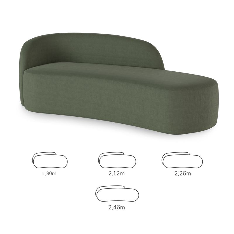 Sofa-Organico-Luna-Recamier-Lado-Direito---Couro-Eco-Verde-Escuro-3