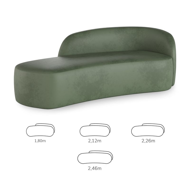 Sofa-Organico-Luna-Recamier-Lado-Esquerdo---Couro-Eco-Verde-Escuro-3