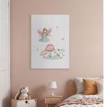 Quadro-Infantil-Fada-com-Cogumelos-Candy---Vertical-2