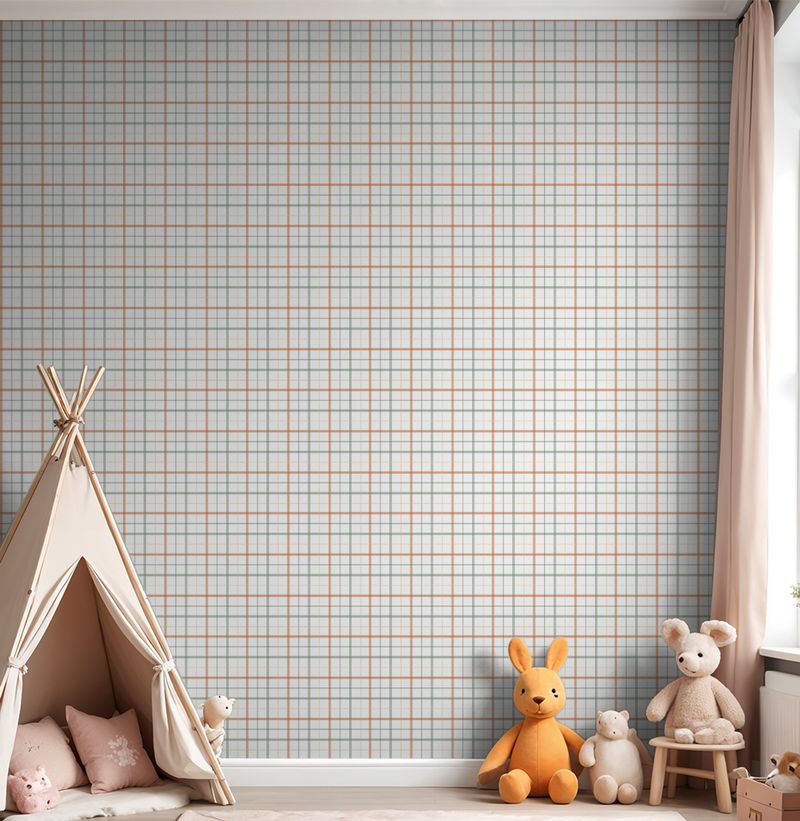 Papel-de-Parede-Infantil-Xadrez-3-Cores-Coral-1
