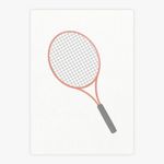 Quadro-Infantil-Raquete-Tenis-Aquarela---Vertical-1