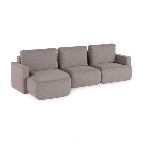 Sofá Onda Chaise Lado Esquerdo - Cinza