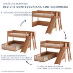 Beliche-Montessoriana-Com-Cama-de-Solteiro-Escorregador-Fazenda---Freijo-4