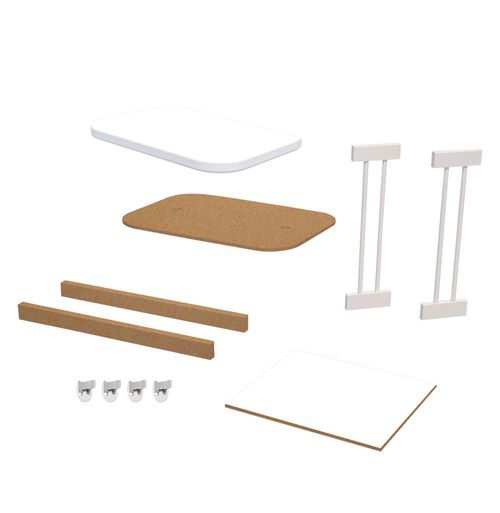 Kit de Transformação Para Mini Berço Raika - Areia