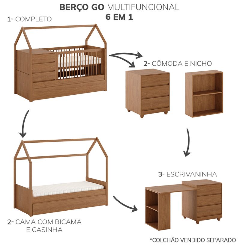 Berco-Go-Com-Casinha-Multifuncional-6-em-1---Freijo-5