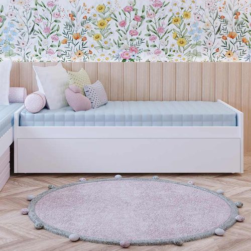 Cama Up 2 em 1 com Cama Auxiliar - Branco