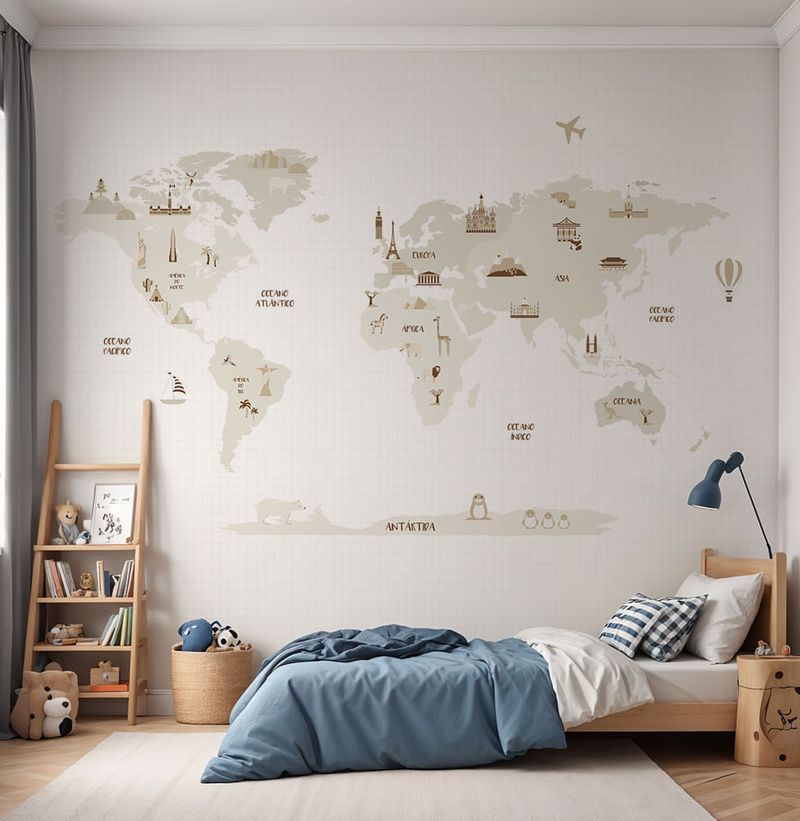 Mural-Mapa-Mundi-com-Gride-Bege-1