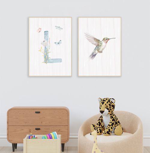 Conjunto com 2 Quadros Outono Candy e Personalizado - Vertical