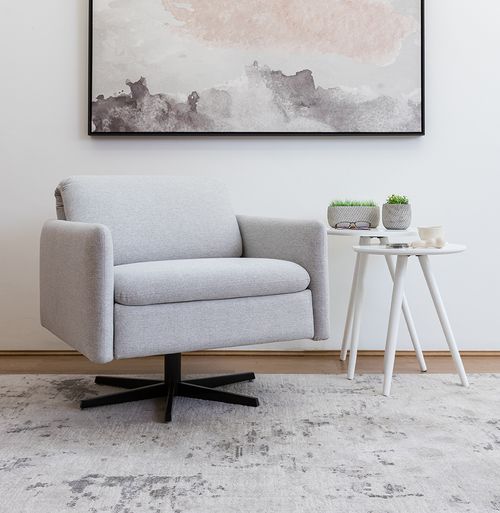 Conjunto de Mesas Lateral Tria com Pé Branco - Branco