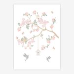 Quadro-Infantil-Jardim-Liv-Galho-Esquerdo-Rosa-1
