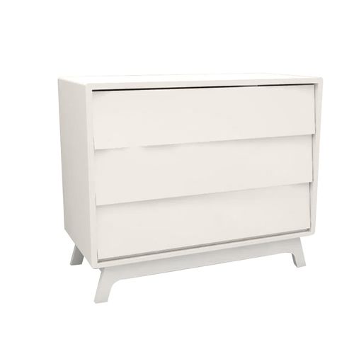 Cômoda de Bebê Raika 3 Gavetas Greige