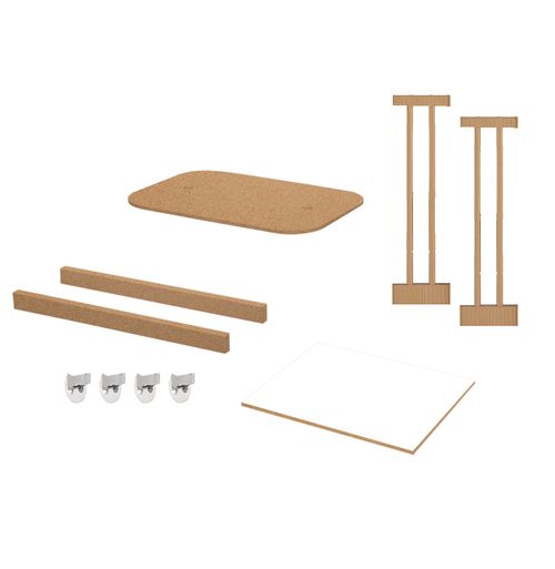 Kit de Transformação Para Mini Berço Raika - Carvalho