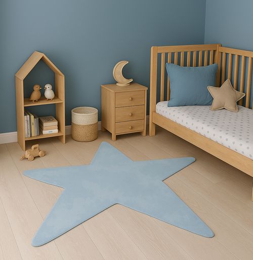 Tapete Infantil Playmat Estrela - Azul